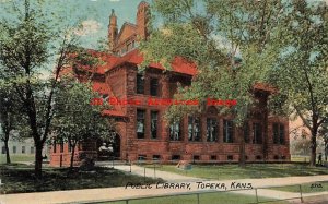 8 Postcards, Topeka Kansas, Auditorium-YMCA-Library-Bridge-Post Office