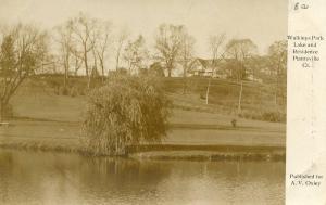 CT - Plantsville. Walkleys Park Lake and Residence    *RPPC