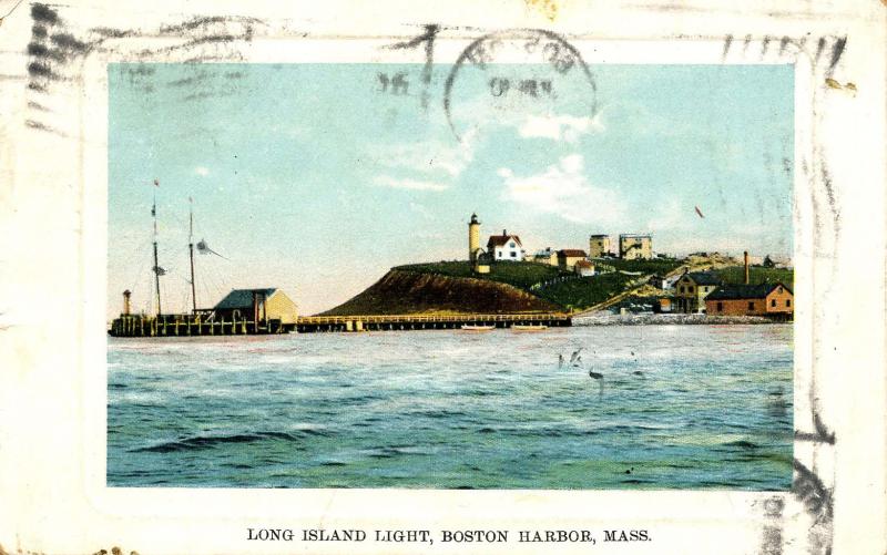 MA - Boston Harbor. Long Island Light Lighthouse