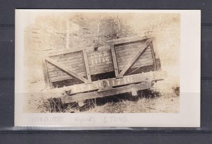 UNITED STATES, LEHIGH VALLEY, LVRR 14746,  TRAIN CRASH, c1920 real photo ppc.