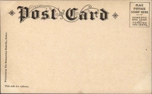 Christmas Children Sledding Winter Snow c1900s-20s Postcard