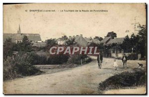 Old Postcard Dreffeac The Turn Of The Road From Pontchateau