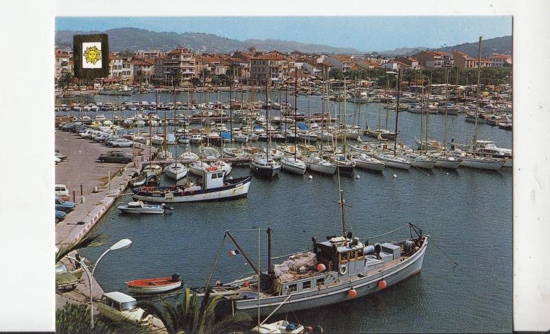 BF21646 sanary vue genrale du port ship  france  front/back image