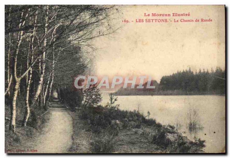 Old Postcard Morvan Illustrates Les Settons The Way Round