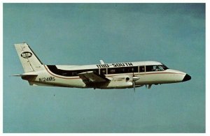 Mid South Airlines Bandeirante Jetprop Airplane Postcard