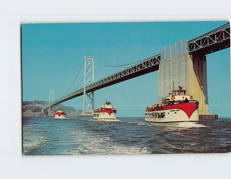 Postcard Harbor Tours Sight Seeing Boats San Francisco California USA