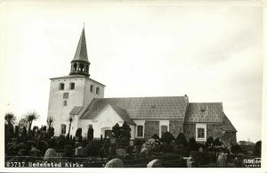 denmark, HEDENSTED, Kirke, Church (1950s) Stjerne RPPC Postcard