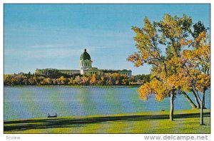 The Queen City, Legislative Buildings, Wascana Lake and Park, Regina, Saska...