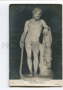 3057462 Louvre NUDE Man w/ Stick by BOSIO vintage Photo