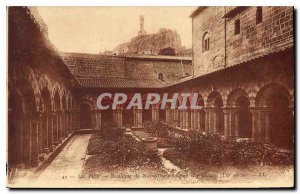 Old Postcard Le Puy Notre Dame Basilica