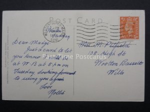 Somerset MARINE LAKE & MADEIRA COVE Weston Super Mare c1950 - Old Postcard