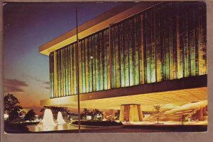 1964 NY Worlds Fair United States Pavilion at Night postcard