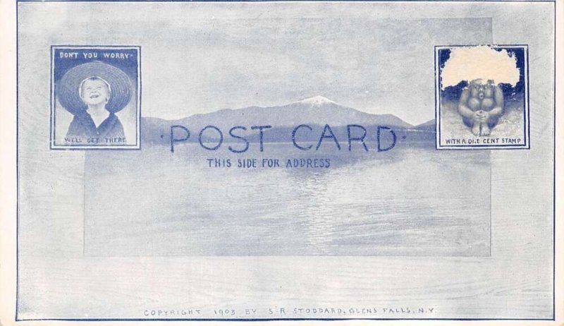 Plattsburgh New York Lake Champlain from Hotel Champlain Postcard AA109961