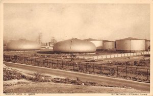 Oil Refinery, Storage Tanks Curacao, Netherlands Antilles Unused 