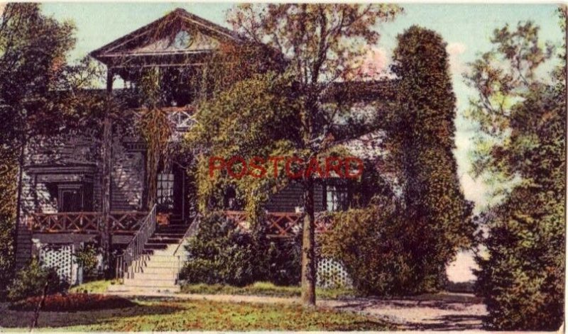 1910 HOME OF THEODOSIA BURR, DAUGHTER OF AARON BURR, WESTFIELD, S. C.