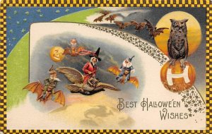 Artist Samual Schmucker Halloween Unused 