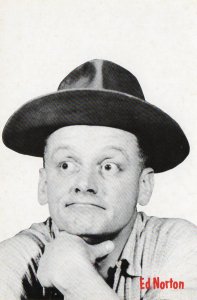 Ed Norton (Art Carney) The Honeymooners Postcard Publicity Photo 1954 Print 8...