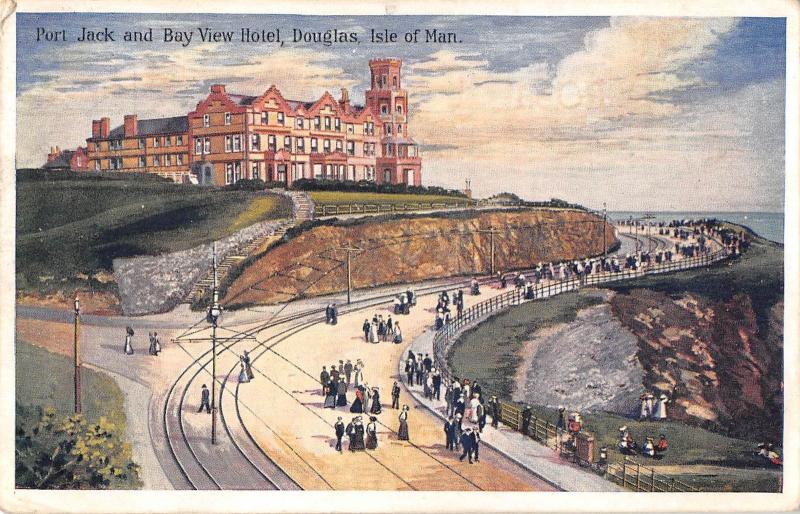 uk16901 port jack and bay view hotel douglas isle of man uk