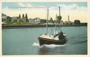 Loriane Ohio US Power Life Boat Crew Octochrome #39323 1920s Postcard 20-6180