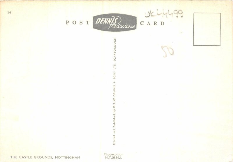 uk44499 castle grounds  nottingham uk