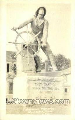 Real Photo - Fisherman's Memorial - Gloucester, Massachusetts MA  