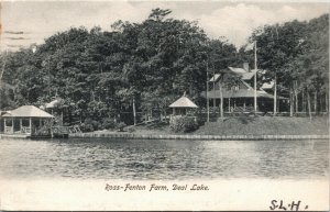 Postcard NJ Deal Lake Ross - Fentom Farm Dove Finish Series Nol 508 1906 M28