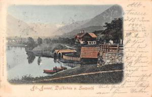 Duchstein von Seewirth Altaussee Austria Scenic View Antique Postcard J44919