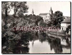 Postcard Modern Montmorillon The Gariempe and the Church