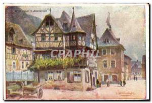 Postcard Old Altes Haus in Bacharach Bacharach