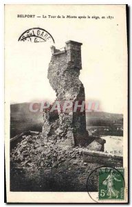 Old Postcard Belfort Tower Miotte after the siege in 1871
