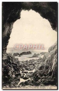 Old Postcard Surroundings Pouliguen Caves Kerigans