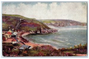 1904 Port Soderic Isle of Man UK Oilette Tuck Art Antique Posted Postcard