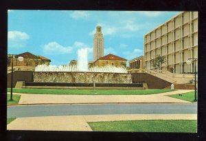 Austin, Texas/TX Postcard, East Mall Fountain, University Of Texas, UT