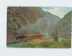 Postcard The last of the famous old narrow gauge railroads, Colorado