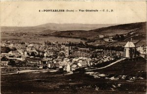 CPA Franche-Comté Doubs Pontarlier Panorama (982132)