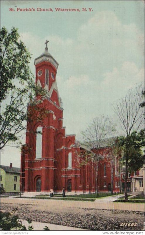 New York Watertown St Patrick's Church 1912