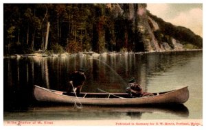 Fishing in the shadow of Mt. Kineo