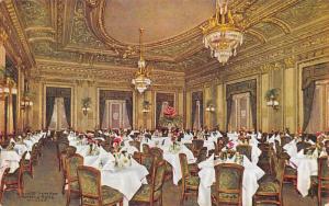 Chicago Illinois c1910 Postcard Hotel LaSalle The Louis XVI Dining Room