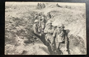 Mint Australia Real Picture Postcard RPPC Gas Troops With Respirators On Pose