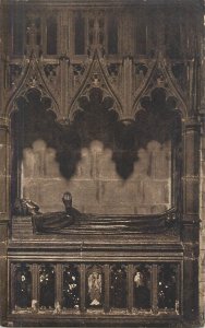 Fine Art Postcard Southwark cathedral tomb of John Gower