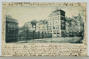 Hannover Schlossstrasse n. Holzmarkt Germany 1899  Postcard K10