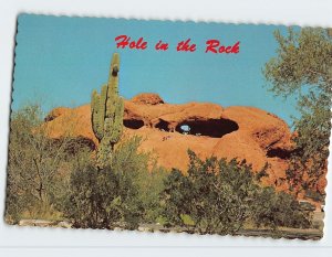 Postcard Hole In The Rock, Papago Park, Phoenix, Arizona