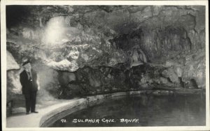 BANFF ALBERTA AB Sulphur Cave CANADIAN PACIFIC RWY BYRON HARMON RPPC