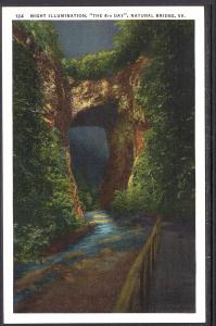Night Illumination,The 4th Day,Natural Bridge,VA