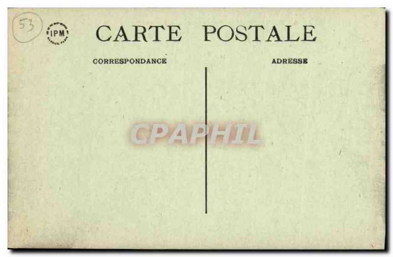 Old Postcard Mayenne Vue Generale Taking Viaduct