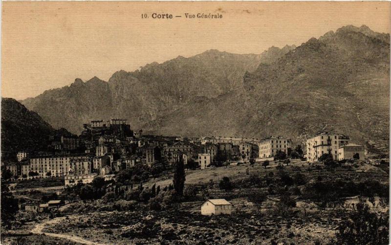 CPA CORSE CORTE - Vue générale (711618)