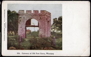 41320) Manitoba WINNIPEG Gateway of Old Fort Garry pub W.G. MacFarlane - Und/B