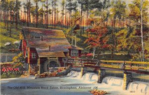 Birmingham Alabama 1940s Postcard Old Mill Mountain Brook Estate