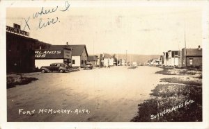 LP35 Fort McMurray Alberta  Canada RPPC Postcard  