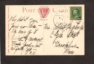 ME Camp No 4 Cabin Lake Parlin Maine near Jackman Postcard